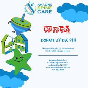 Amazing Spine Care Southside Partners with Toys for Tots to Spread Holiday Cheer